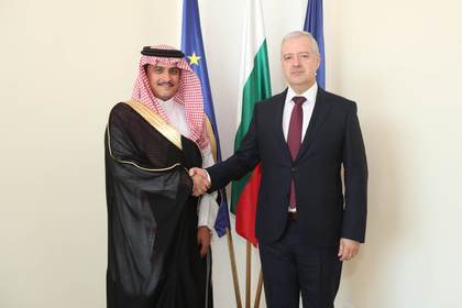 Meeting of Deputy Minister Ivan Kondov with the newly appointed Ambassador Extraordinary and Plenipotentiary of the Kingdom of Saudi Arabia H. E. Mr Rami bin Saud Al-Otaibi 
