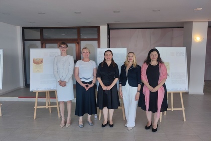  Opening of the mobile exhibition ‘Croats and Bulgarians through the Ages’ at the Ministry of Foreign Affairs on the occasion of the Diplomatic Service Day