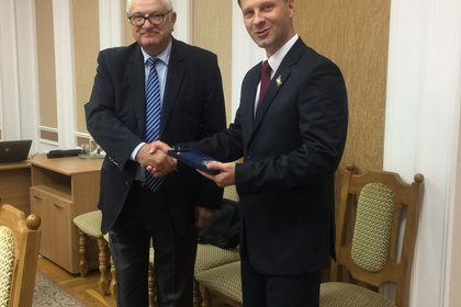 Председателят на комисята по икономическите въпроси и туризма Петър Кънев се срещна с колегата си в Беларус