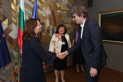 Deputy Minister of Foreign Affairs Maria Angelieva met with International Telecommunication Union Deputy Secretary General Tomas Lamanauskas 