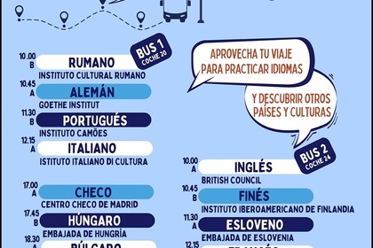 Участие на Посолството на Република България в Мадрид в инициативата „Автобус на езиците“ в рамките на отбелязването на Европейския ден на езиците в испанската столица