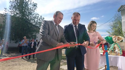 Откриване на хранителния блок на детската градина в село Кортен