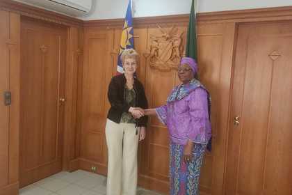 Ambassador Maria Pavlova held a meeting with HE Mrs Netumbo Nandi-Ndaitwah, Vice President of the Republic of Namibia, Windhoek