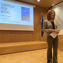 Screening of the film "Flying with Fins" at the European Film Weeks 2024 in Helsinki