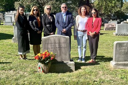 Почитане на паметта на първия посланик на България в САЩ, проф. Стефан Панаретов