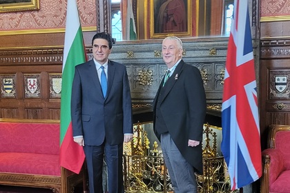 Ambassador Tihomir Stoytchev met with the Speaker of the House of Commons of the United Kingdom The Rt Hon Sir Lindsay Hoyle MP at the Palace of Westminster