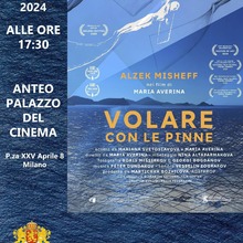 Premiere of the Bulgarian Documentary Film about the artist Alzek Misheff “Flying with Fins” in Milan