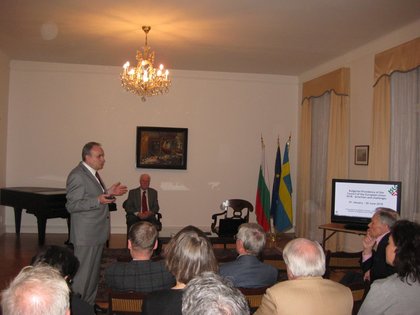 Посланик Порязов представи приоритетите на Председателството на България на Съвета на ЕС пред Шведско-българското дружество