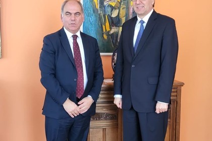 Meeting of Ambassador Tihomir Stoytchev with Мр Bambos Charalambous, Member of the House of Commons