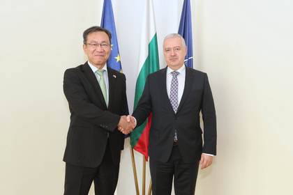Minister Ivan Kondov held a meeting with Ambassador of Japan to Bulgaria Hisashi Michigami 