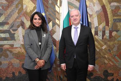 Minister of Foreign Affairs Ivan Kondov held a working meeting with Dr. Muneera, Al-Khalifa, Director General of the Mohamed bin Mubarak Al Khalifa Academy for Diplomatic Studies of the Kingdom of Bahrain 