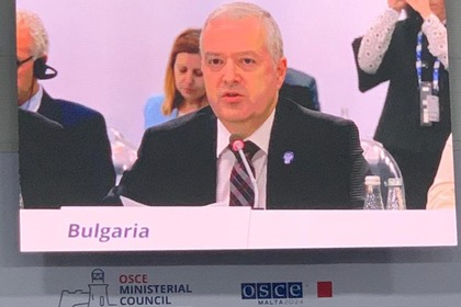 Minister Ivan Kondov took part in the 31st OSCE Ministerial Council Meeting in Malta