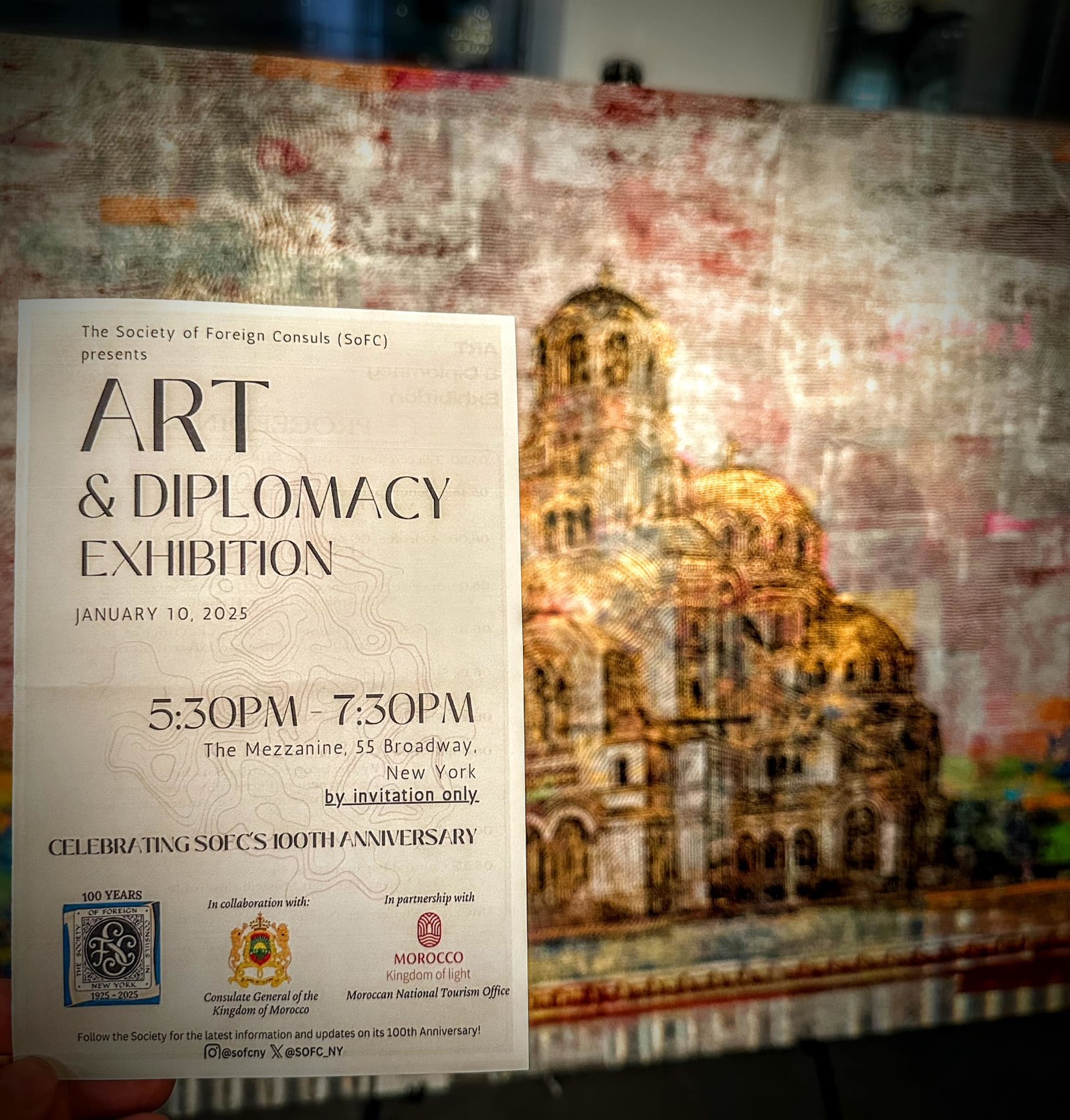 Bulgarian Artists Presented in Broadway Exhibition on the Theme of "Art and Diplomacy"
