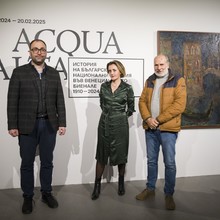Картина на Никола Танев от художствения фонд на Министерството на външните работи – акцент в изложбата „Acqua alta“