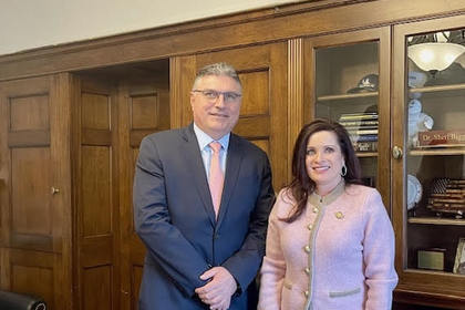 Meeting between Ambassador Panayotov and Congresswoman Sheri Biggs
