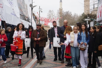 Отбелязване на българския народен обичай „Баба Марта“ в гр. Одрин