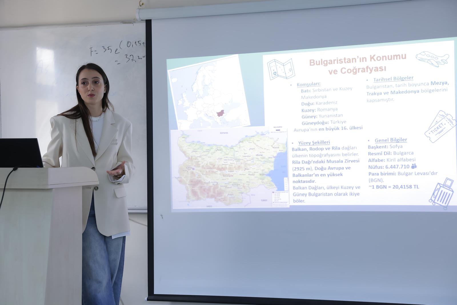 Изнесена презентация на тема „Открий България“ (Discover Bulgaria) в Тракийския университет в гр. Одрин, Турция, 17 март 2025 г.