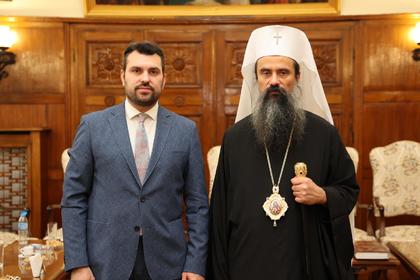 Minister Georg Georgiev Meets with His Holiness the Bulgarian Patriarch Daniel 