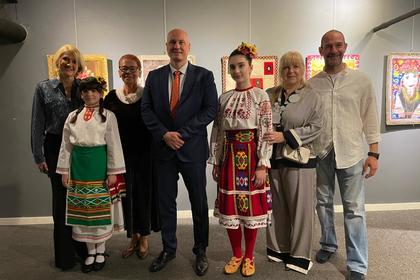 Представяне на експозицията "Символи на българската идентичност” на сдружение “Духовно огледало”, 25 март 2025 г., гр. Буенос Айрес