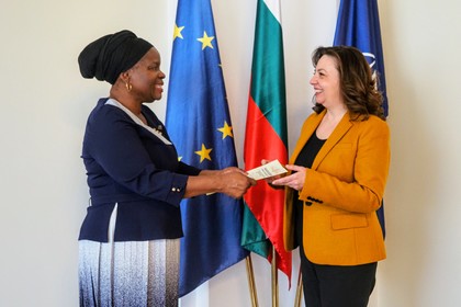 Deputy Minister Maria Angelieva Received Copies of the Letters of Credence of the Ambassador of the Republic of Zambia, Her Excellency Ms. Judith Maria Adeodata Mwenga