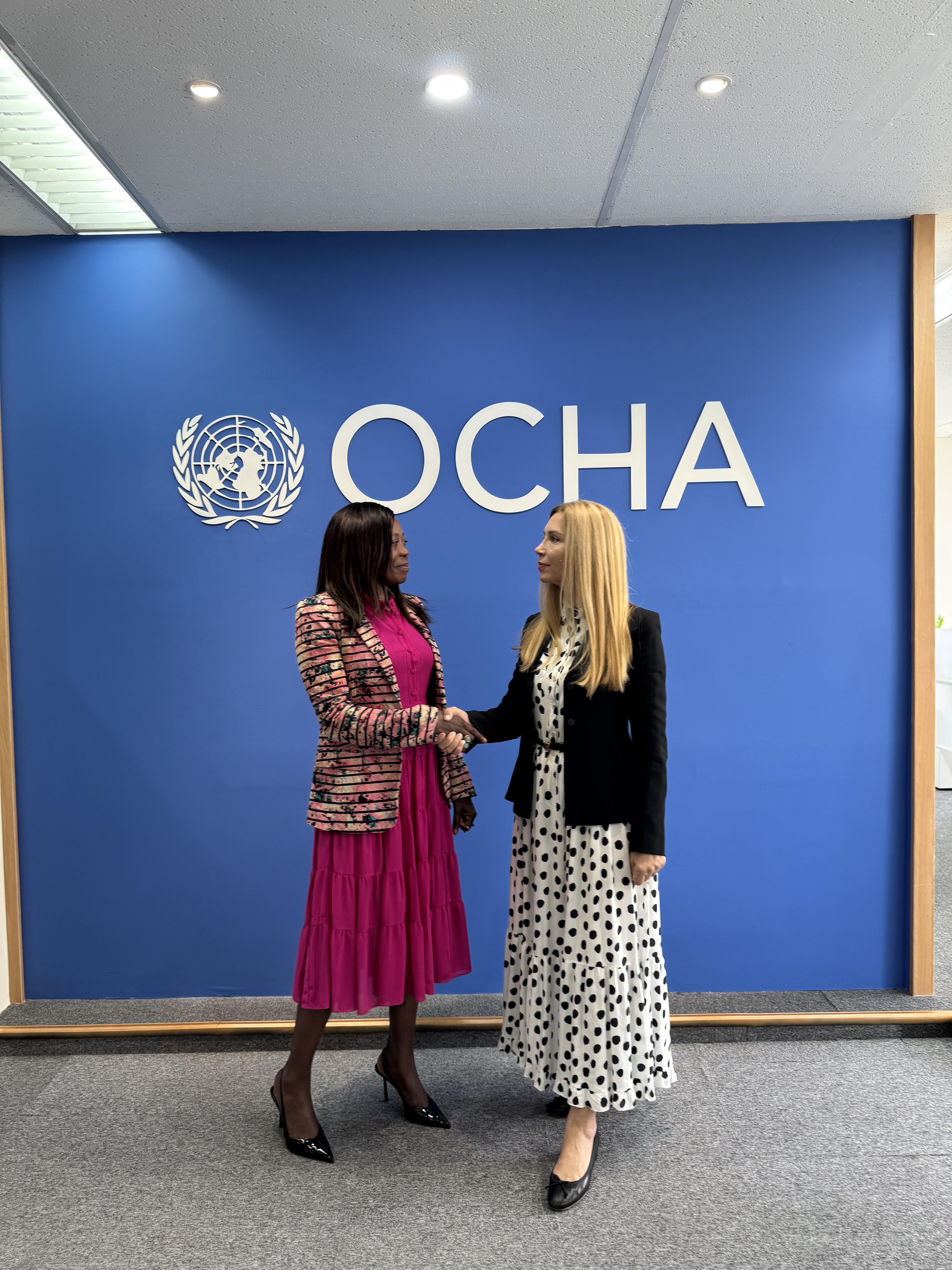 Среща на посланик Таня Димитрова с ръководителя на OCHA Индонезия - Танди Мвапе Виладсен