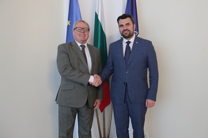 Georg Georgiev Receives the Ambassador of the French Republic 