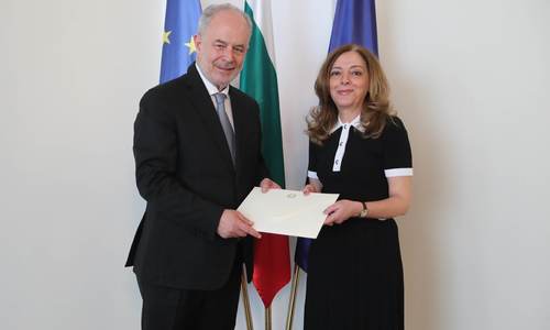 Deputy Minister Elena Shekerletova Received Copies of the Letters of Credence of the Ambassador of the Italian Republic to Sofia, H.E. Mr Marcello Apicella