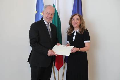 Deputy Minister Elena Shekerletova Received Copies of the Letters of Credence of the Ambassador of the Italian Republic to Sofia, H.E. Mr Marcello Apicella