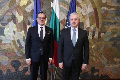 Meeting of the Permanent Secretary of the Ministry of Foreign Affairs, Ivan Kondov, and the Deputy Minister of Foreign Affairs of the Republic of Turkey, Mehmet Kemal Bozay