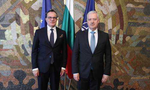 Meeting of the Permanent Secretary of the Ministry of Foreign Affairs, Ivan Kondov, and the Deputy Minister of Foreign Affairs of the Republic of Turkey, Mehmet Kemal Bozay