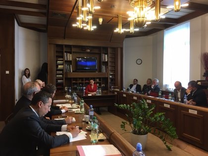 Представяне на приоритетите на ПРБСЕС  в Комисията по европейските въпроси на словашкия парламент