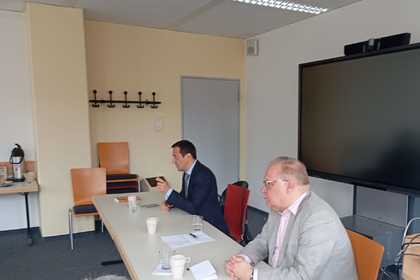 Посещение на посланик Григор Порожанов в Университета „Хумболдт“