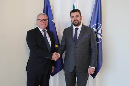 Farewell Meeting Between Minister of Foreign Affairs Georg Georgiev and the Ambassador Extraordinary and Plenipotentiary of the French Republic to Bulgaria, H.E. Mr Joël Meyer