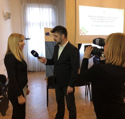 Лекция на посланик Димитрова в Европейския дом в Загреб