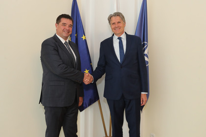 Meeting between the Secretary General of the Ministry of Foreign Affairs, Georgi Georgiev, and the State Secretary of the Ministry of Foreign Affairs of the Czech Republic, Radek Rubeš