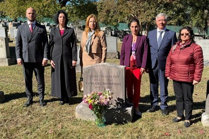 Почитане на паметта на първия пълномощен министър на България в САЩ, проф. Стефан Панаретов 