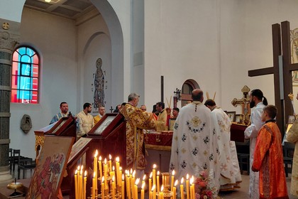 Тържествено отбелязване на храмовия празник на Българската православна църковна община „Света Петка Търновска“ в гр. Манхайм