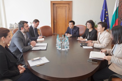 Meeting of the Minister of Foreign Affairs Mr. Georg Georgiev with the Ambassador Extraordinary and Plenipotentiary of the People’s Republic of China to Bulgaria, Mrs. Dai Qingli 