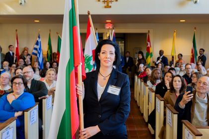 Участие на посолството на Република България във Вашингтон в церемонията по отбелязване на Деня на ООН в Oneness-Family School                         