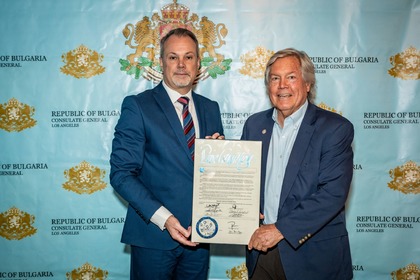 Ноември е обявен за Месец на българо-американското приятелство в Лас Вегас и Кларк Каунти