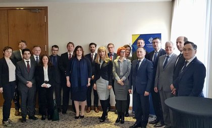 Заседание на ръководителите на дипломатически представителства на държавите членки на ЕС с Габриела Жалац