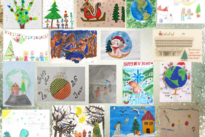 Коледата през детските очи: МВнР отличи 18 детски рисунки