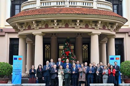 Заедно с виетнамския вицепремиер по случай 35-та годишнина на отношенията ЕС-Виетнам