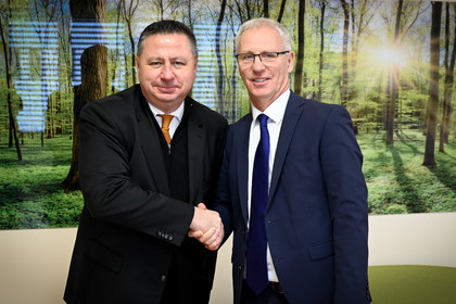 Прощална среща на посланик Христо Полендаков с Миклош Солтеш, заместник-министър и държавен секретар на Унгария и Церемония по награждаването на Българската православна църква в Унгария с „Наградата за националните малцинства на Унгария 2025“