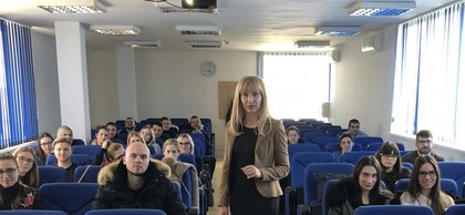 Лекция на посланик Димитрова в Международния университет Либертас