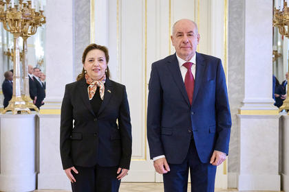 Ambassador Maria Anguelieva presented her Letters of Credence to the President of Hungary, Tamás Sulyok