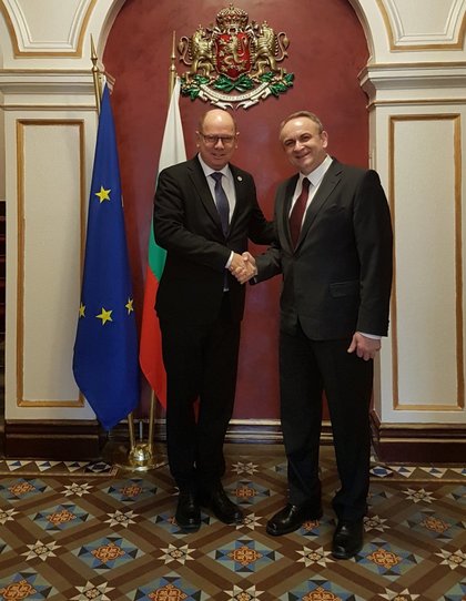 Среща на посланиците на държавите членки на ЕС с Урбан Алин