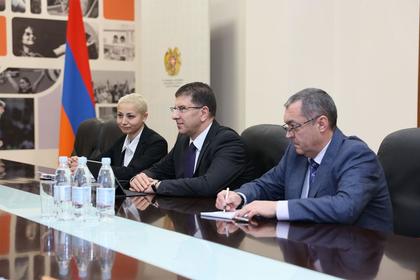 Meeting Held Between the Ambassador Extraordinary and Plenipotentiary of the Republic of Bulgaria to the Republic of Armenia, Nikola Nikolov, and the Minister of Education, Science, Culture and Sport, Zhanna Andreasyan