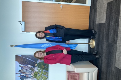Ambassador Gergana Karadjova held a meeting with Melissa Fleming, UN Under-Secretary-General for Global Communications.