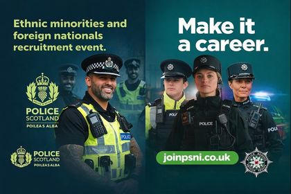 Информация за работа в полицията на Шотландия и полицията на Северна Ирландия